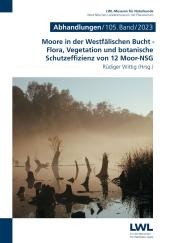Buchcover der Publikation "Moore in der Westfälischen Bucht" aus der Reihe "Abhandlungen", 105. Band, 2023.