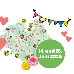 Screenshot der Webseite "Tage der Gärten & Parks 2025"