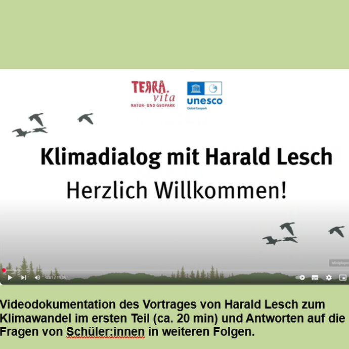 Klimadialog mit Harald Lesch - Herzlich Willkommen!