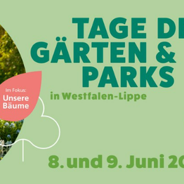 Tage der Gärten und Parks in Westfalen-Lippe am 8. und 9. Juni, Plakat